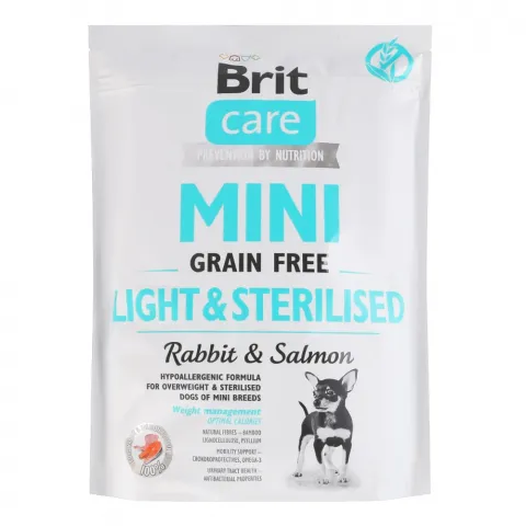 Корм д/собак Brit Care GF Mini 400 г д/малих порід контроль ваги