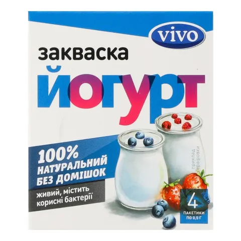 Закваска бактеріальна Віво 4х0,5 г Йогурт