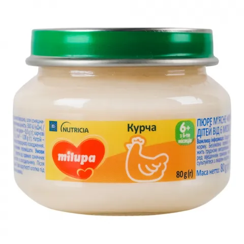 Пюре Milupa 80 г Курча