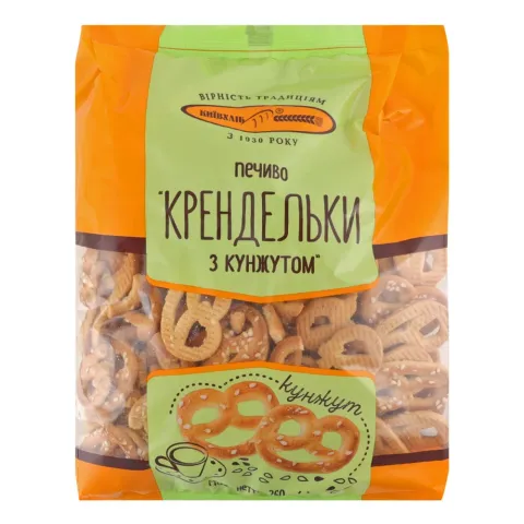Крендельки Київхліб 260 г з кунжутом