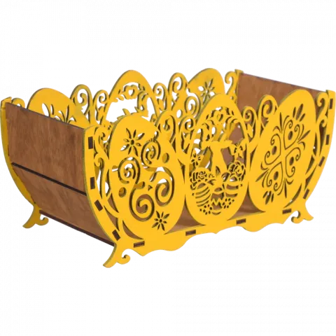 Кошик декоративний д/пасок та яєць 29,5х14х14 см