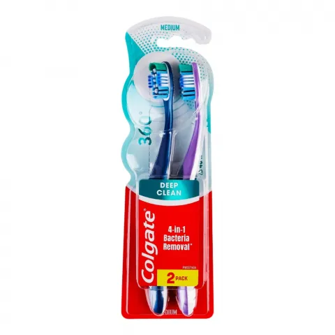 Зуб. щітка Colgate 360 Суперчистота всієї ротової порожнини 1+1