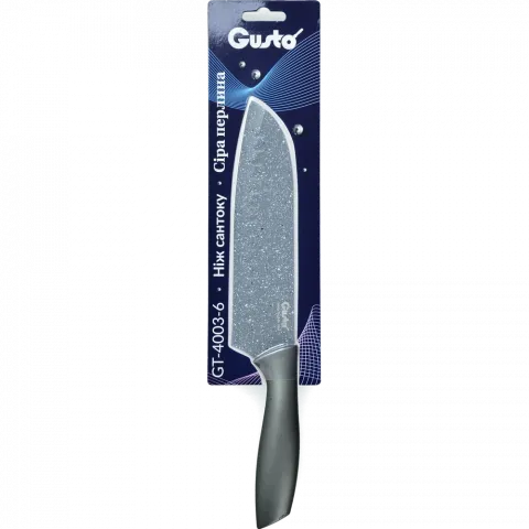 Ніж сантоку Gusto сіра перлина 17,7 см 128568 GT-4003-6