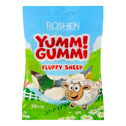 Жувальні Цукерки Рошен 70 г Yummi Gummi Fluffy Sheep
