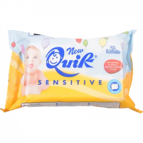 Серветки вологі Quik 72 шт. дит. Sensitive