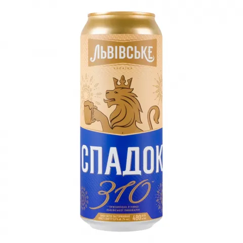 Пиво Львівське Спадок 0,48 л з/б