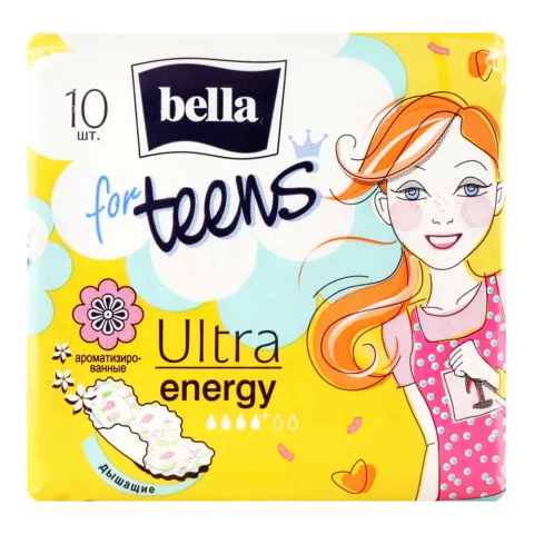 Прокладки Bella 10 шт. Ultra Energy silky drai deo exotic fruits