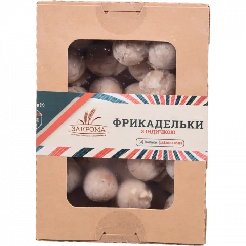 Фрикадельки Закрома 300 г з індичкою