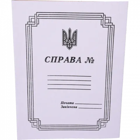 Швидкозшивач А4 0,3мм картон. 2СС