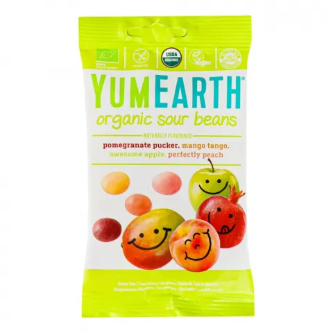 Цукерки YumEarth 50 г жувальні фруктові з кислинкою органіч.