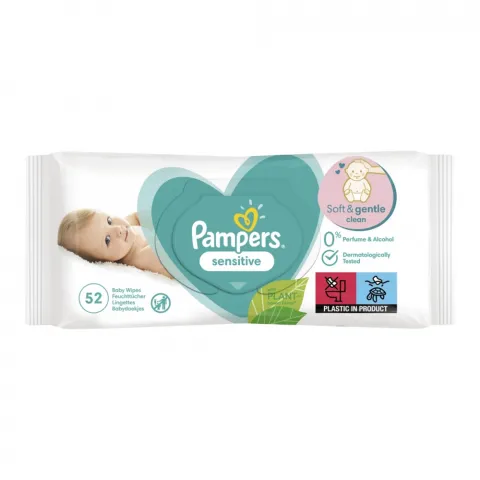 Серветки вологі дит. Pampers 52 шт. Sens