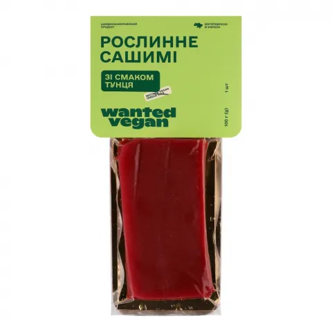 Сашимі Wanted Vegan 100 г рослинне зі смаком тунця