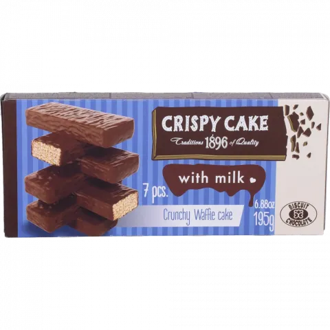 Торт ХБФ 195 г Crispy Cake з молоком