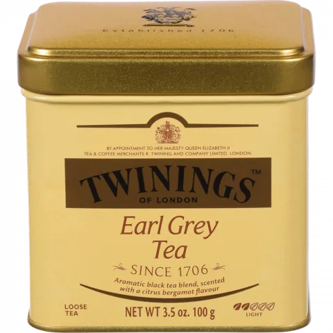 Чай Twinings 100 г з/б чорн. Ерл Грей (Англія) И623