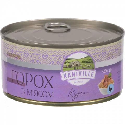 Конс Каша горохова Kaniville 325 г с куркою