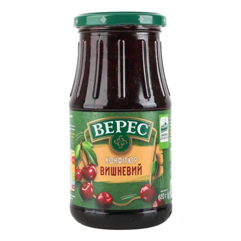 Конфітюр Верес 620 г скл. Вишня