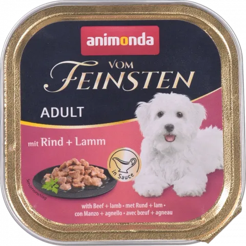 Корм д/собак Animonda 150 г Vom Feinsten з яловичиною та ягням
