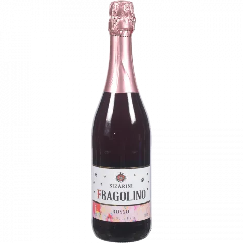 Вино ігристе Sizarini Fragolino 0,75 л сол. червон. 7,5