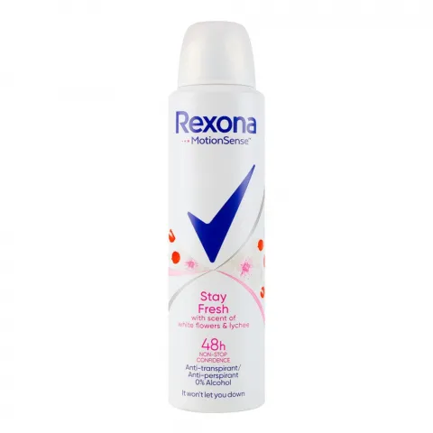 Дезодор Rexona 150 мл спрей Білі квіті та лічі