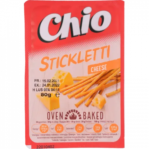 Соломка Чіо Stickletti 85 г Сир