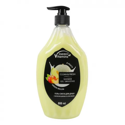 Гель-смузі д/душу Energy of Vitamins 800 мл Green Melon and Peach