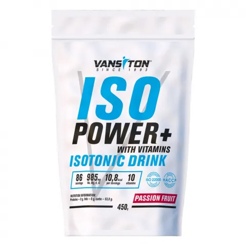 Добавка дієтична Vansiton Ізотонік ISO Power 450 г Маракуйя