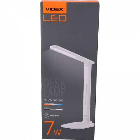 Лампа настільна LED VIDEX 7W 3000-5500K 220V VL-TF02W