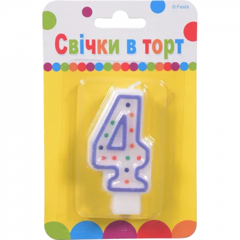 Свічка Party Favors 4