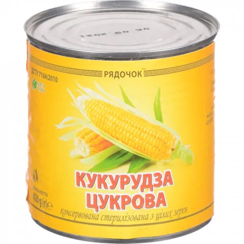 Конс Кукурудза Рядочок 420 г з/б