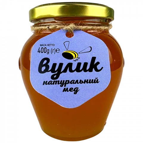 Мед Вулик 400 г скл. Різнотрав`я