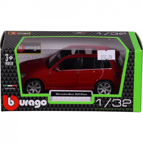 Іграшка Автомодель Mercedes Benz GLK CLASS асорті червоний сріблястий 1:32 18 43016