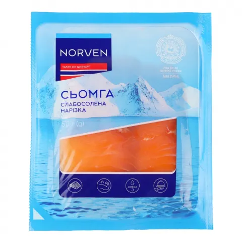 Риба Сьомга Norven 50 г нар. с/с