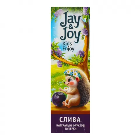 Цукерки фруктові Jay and Joy 32 г Пастила сливова
