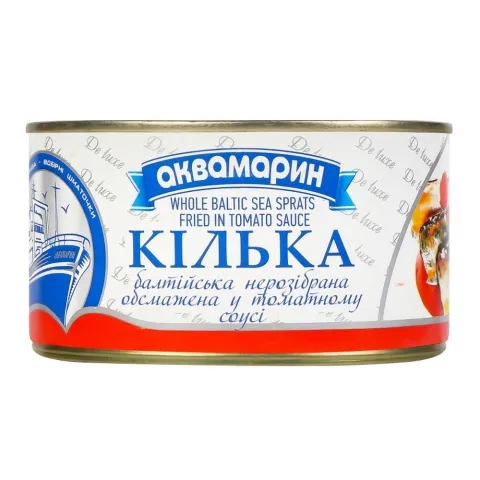 Конс Кілька Аквамарин 230 г з/б т/с балтійська літографія