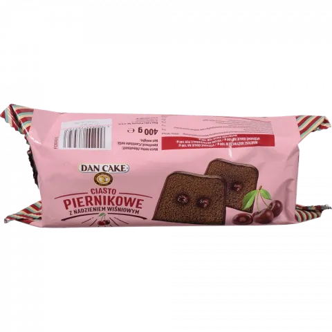 Кекс Dan Cake 400 г Пряниковий з вишнею в шок. (Польща)