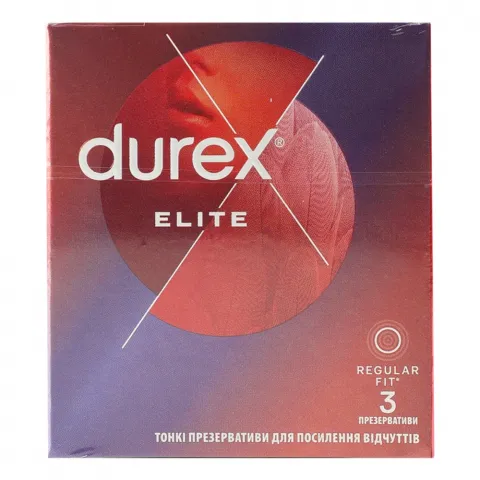 Презервативи Durex 3 шт. Elite