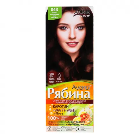 Фарба д/волосся Avena 043 темно-каштановий