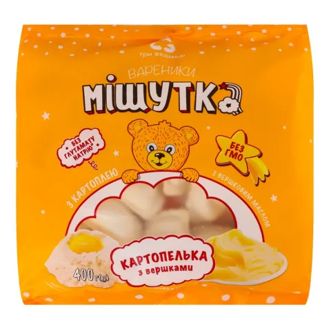 Вареники Мішутка 400 г картопля