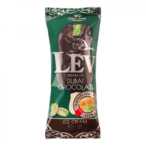Морозиво Ласунка 80 г ескімо Лев Dubai chocolate