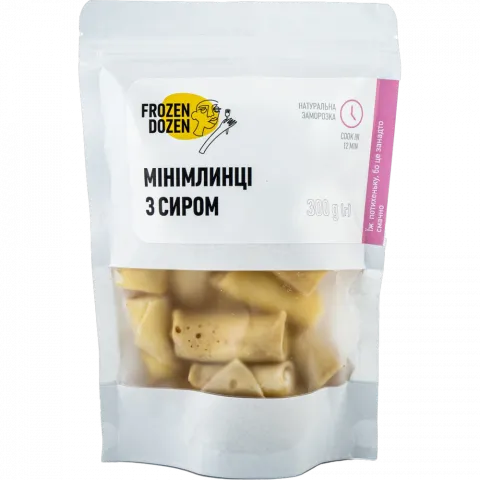 Млинці-міні Фрозен Дазен 300 г з сиром