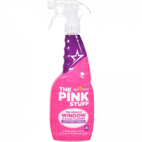 Засіб д/миття вікон Pink Stuff 750 мл Rose Vinegar спрей
