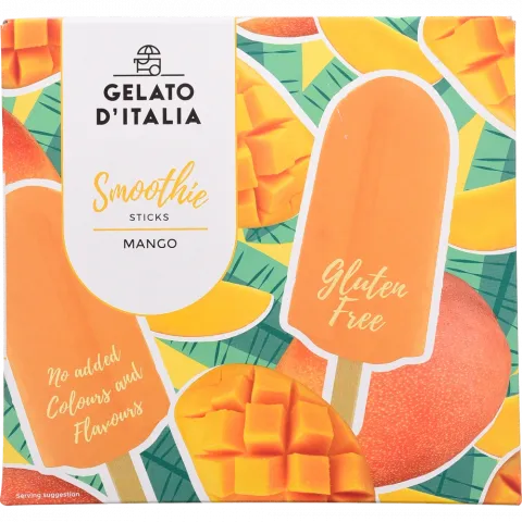 Морозиво Gelato d`Italia 4х70 г манговий смузі (Італія) И022