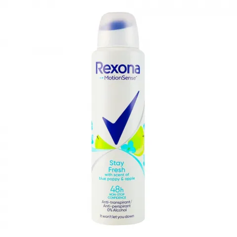 Дезодор Rexona 150 мл спрей Pipa блакитний мак та яблуко
