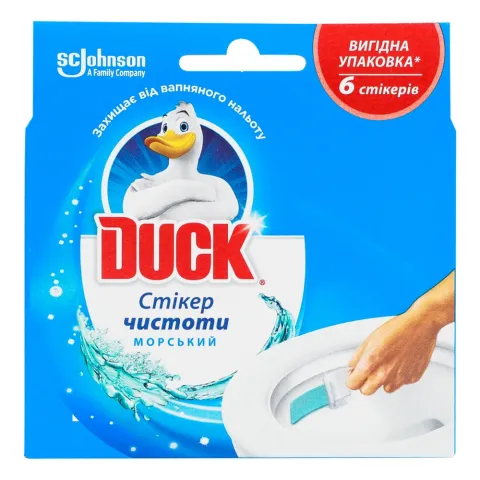 Освіж. д/унітазу Duck 6 шт. Морський