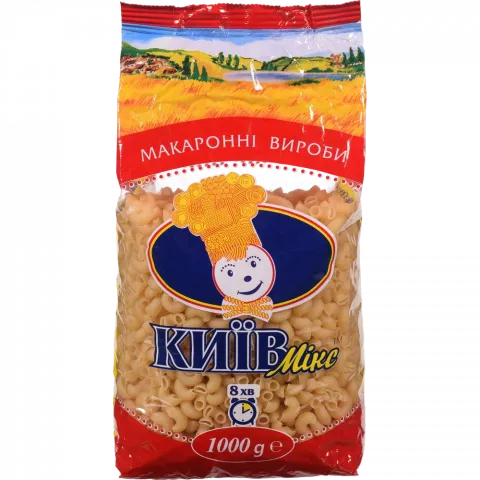 Макарони Київ-мікс 1 кг Ріжки
