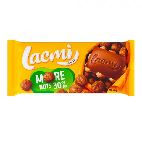 Шок Рошен 90 г Lacmi молоч. з цілими лісов. горіхами