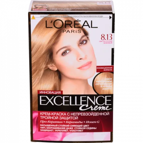 Фарба д/волосся L`Oreal EXCELLENCE 8.13