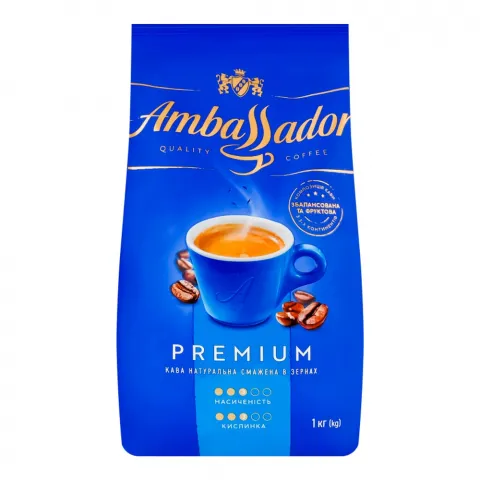 Кава Ambassador 1 кг зерн. Premium