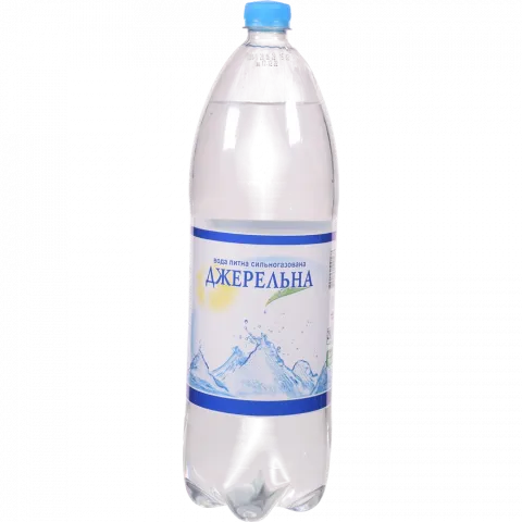 Вода Джерельна 2 л газ.
