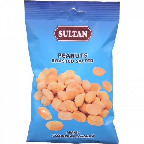 Горішки Sultan Арахіс 120 г пак. солоний